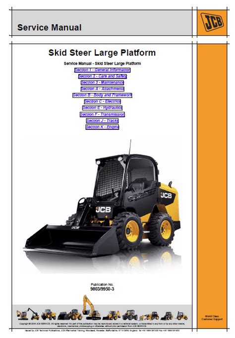 2011 jcb 260 series skid steer|jcb 260t service manual.